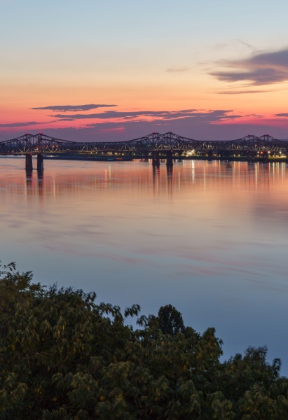Sunset in Natchez, Mississippi